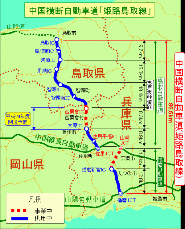 鳥取自動車道