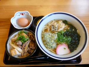 さば天うどん