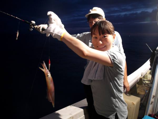 イカ釣り