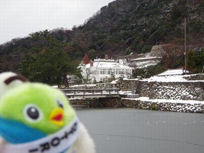 雪の鳥取市内の様子