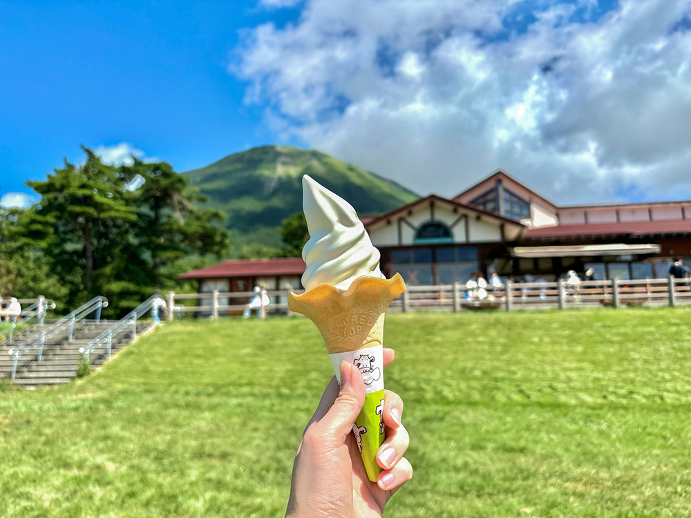 大山まきばみるくの里ソフトクリーム