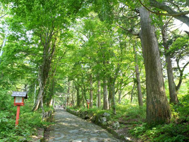 大山石畳