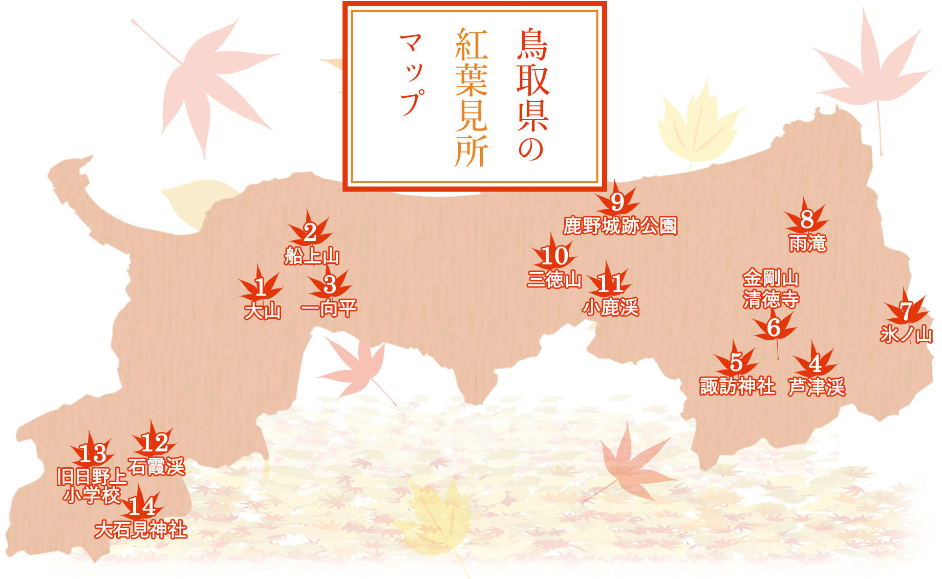 秋の定番 紅葉 鳥取県観光案内 とっとり旅の生情報 秋の定番 紅葉 鳥取県観光案内 とっとり旅の生情報