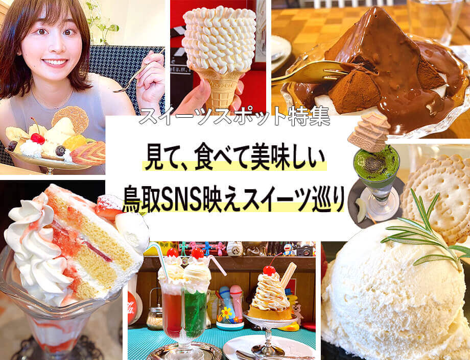 鳥取・島根ローカルWEBマガジンna-naコラボ企画「見て、食べて美味しい 鳥取SNS映えスイーツ巡り」