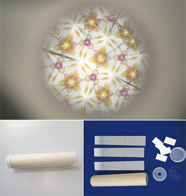 花回廊花の万華鏡作り体験