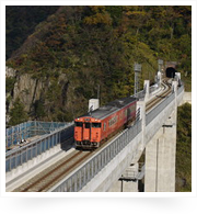 道の駅あまるべは鉄子の心をくすぐります。