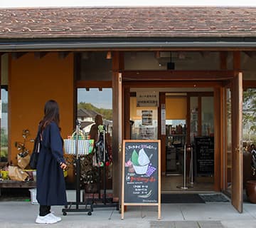 ジェラテリア パッチェリービー pa cherry b.大山山麓の豊かな水と土で育った旬の食材を使った、フレッシュなジェラートが楽しめる店。お店のショーケースにはさまざまなフレーバーがあり、味わいの種類も豊富です。ジェラートは新鮮なものほどおいしさが楽しめるスイーツとあって、毎朝作りたてで提供。地元の旬の食材を使用した日替わりのフレーバーが並びます。鳥取県西伯郡南部町市山