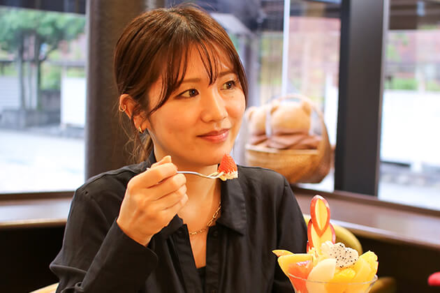 フルーツカフェ サエキ米子市