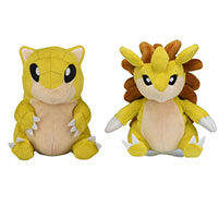 サンド・サンドパンのぬいぐるみ（「Pokémon fit」シリーズ）