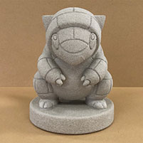 アローラサンドの砂像フィギュア（非売品）